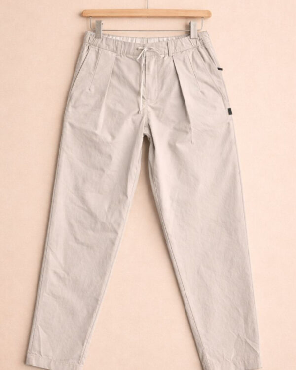 Beige Draw String Pants