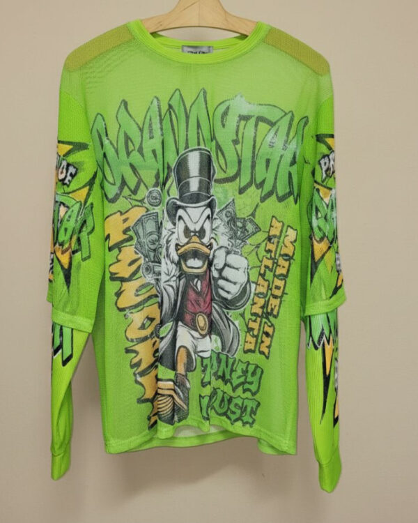 Lemon Long Sleeve Mesh Shirt