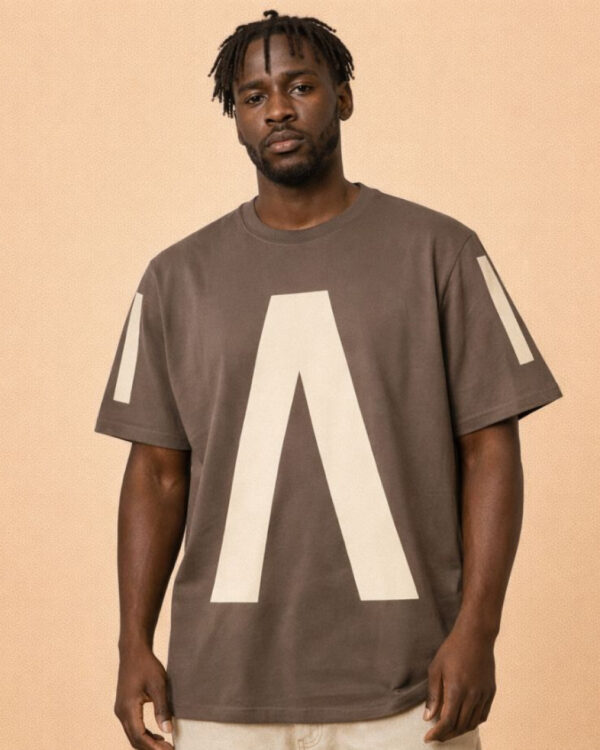 Brown Balenciaga Shirt Model