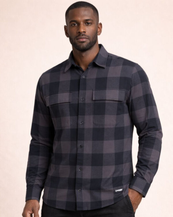 Black Checkered Shirt