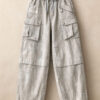 Grey Alzai Cargo Pants