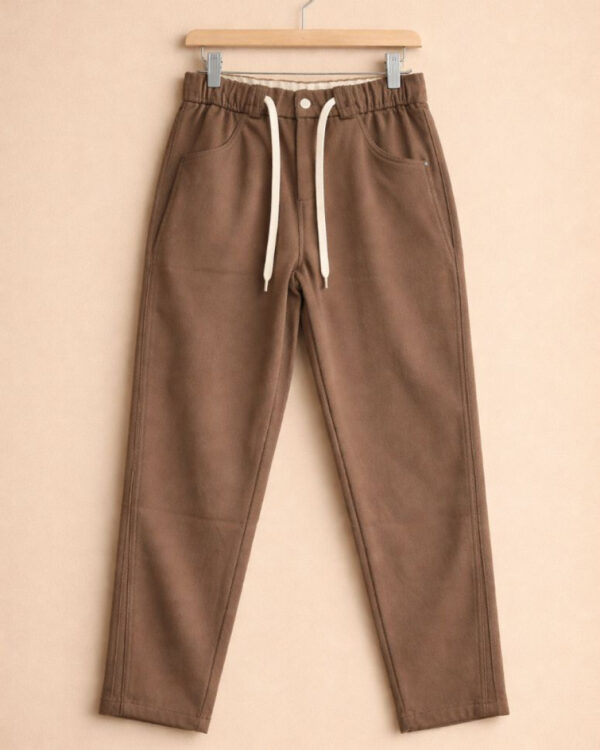 Brown Draw String Pants