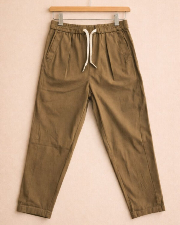 Brown Draw String Pants