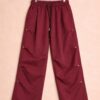 Burgundy Cargo Pants