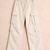 Cream Cargo Pants