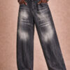 OVER5IZE "WHISPER" JEANS BLACK LEGS