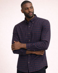 Wine Checkered Shirt