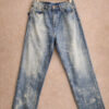 Bleach Washed Denim Jean
