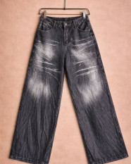 OVER5IZE "whisper" JEANS BLACK.