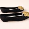 Black and Gold Flower Nine Elms Flats