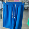 Blue Cotton Shorts