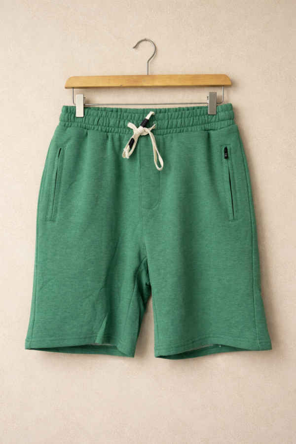 Dark Green Cotton Shorts Dark Green Cotton Shorts