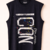 Black Sleeveless Shirt