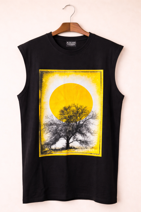 Black Sleeveless Shirt