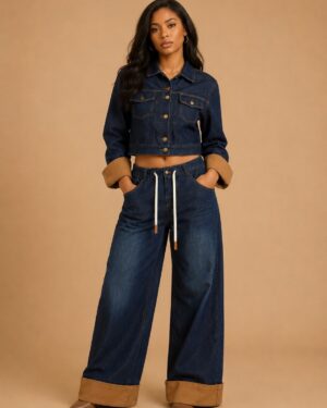 Denim Jean Two-Piece