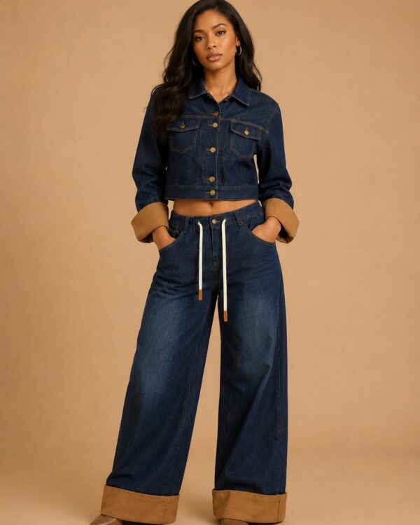 Denim Jean Two-Piece